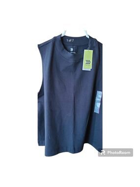 All in Motion XXL Black Sleeveless Women's Top